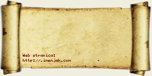 Andjelina Videnović vizit kartica